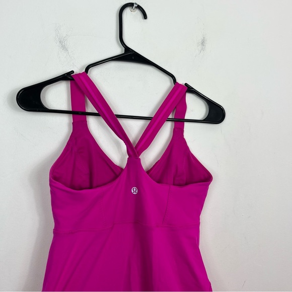 Lululemon Cross My Heart Tank Paris Pink Sz 6 - Picture 8 of 9
